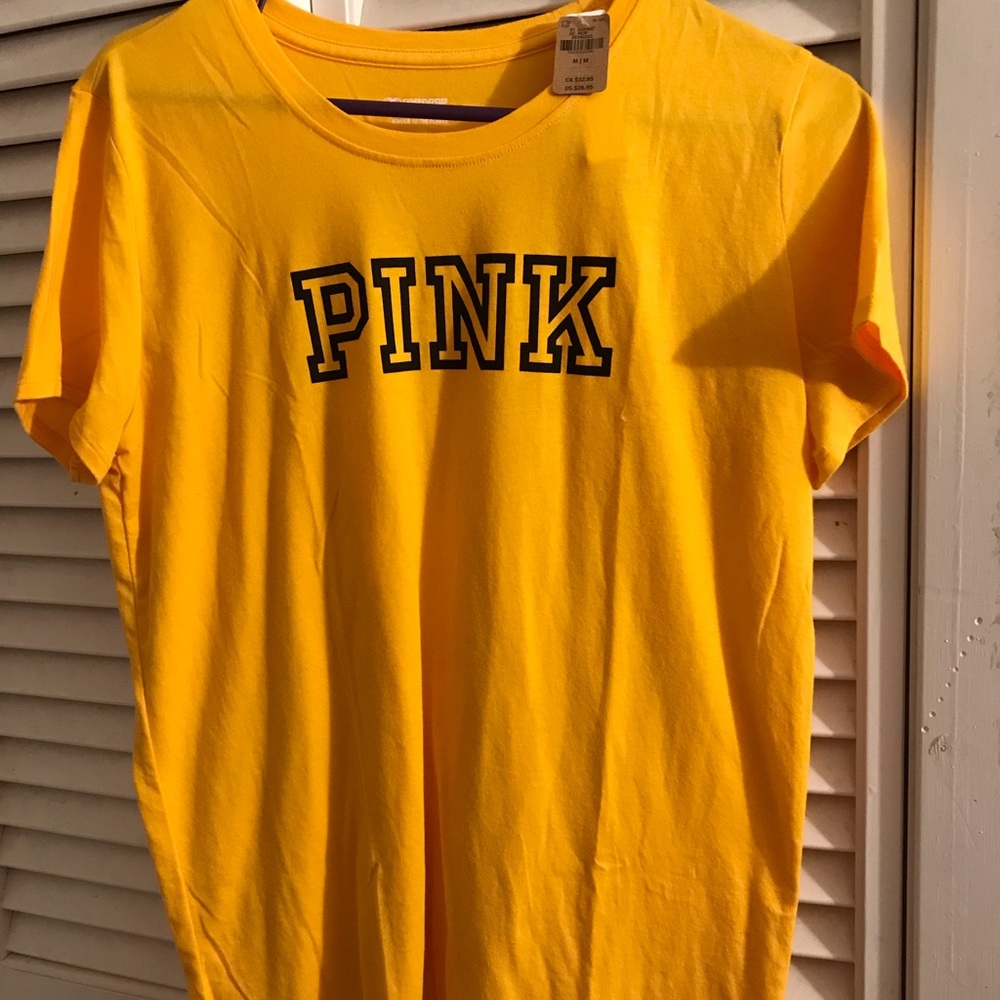 YELLOW (PINK VICTORIA SECRET) SHIRT